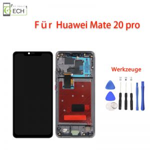 Für Huawei Mate 20 PRO LCD Display TFT mit Rahmen Touchscreen Bildschirm